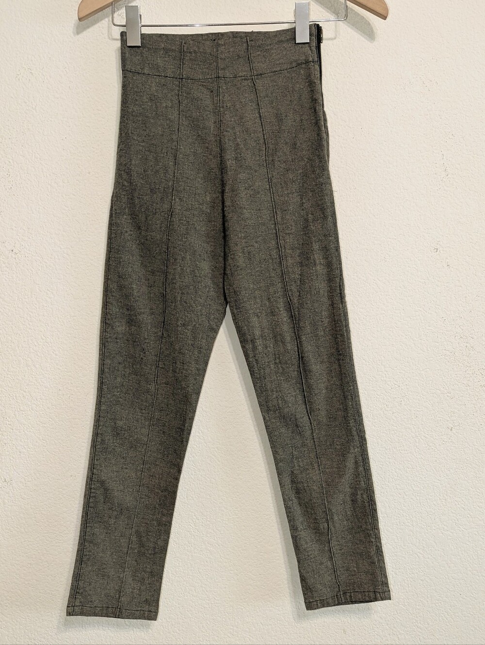 Prairie Underground Pant XS Cigarette Green  Heather Side Zip Stretch Made USA